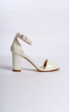 Senna | Ivory High-Heeled Sandals