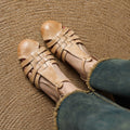Mabel | Woven Leather Comfort Ballet Flats