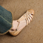 Mabel | Woven Leather Comfort Ballet Flats