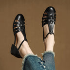 Mabel | Woven Leather Comfort Ballet Flats