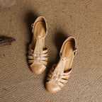 Mabel | Woven Leather Comfort Ballet Flats