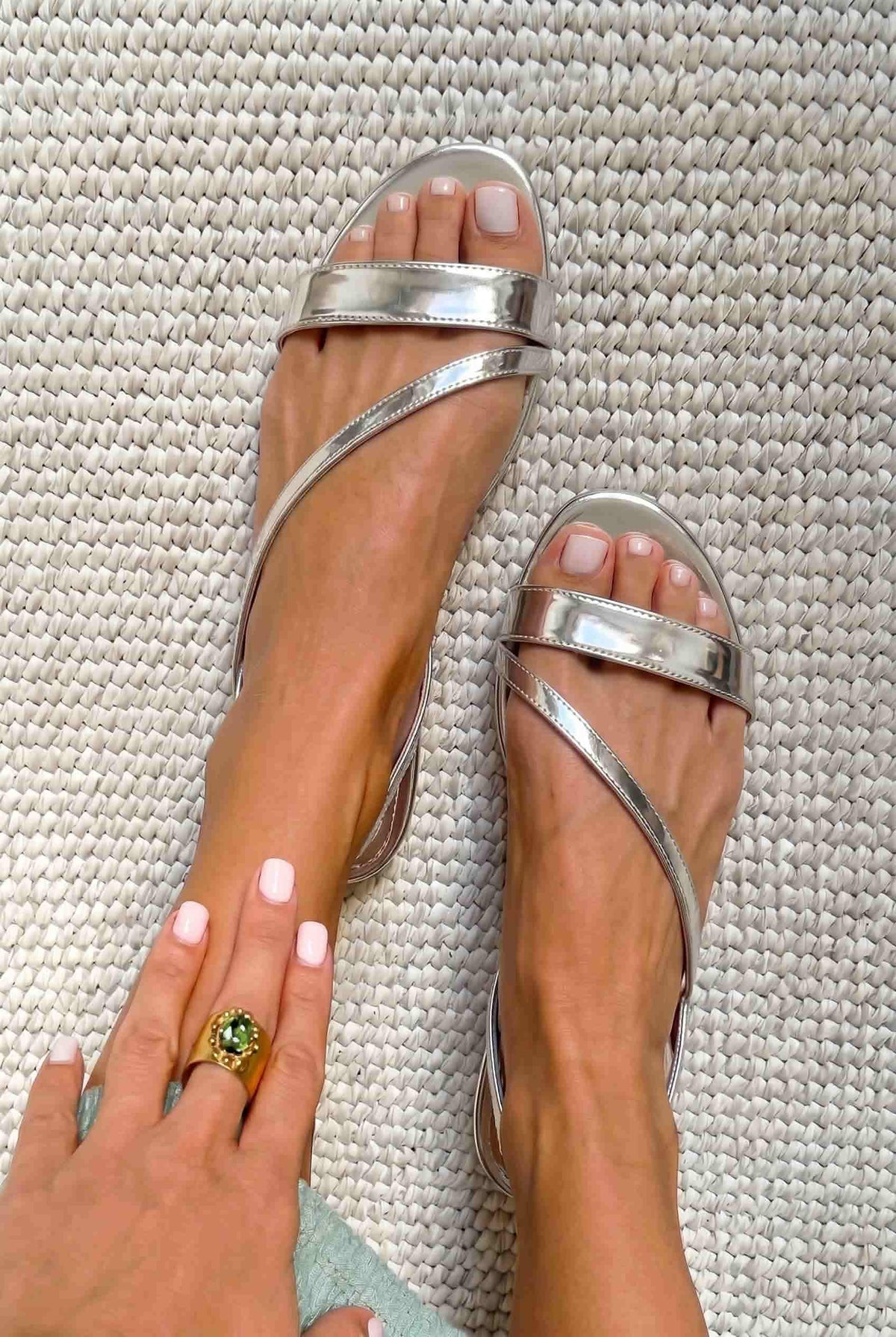 Vida | Asymmetrical Strap Sandal