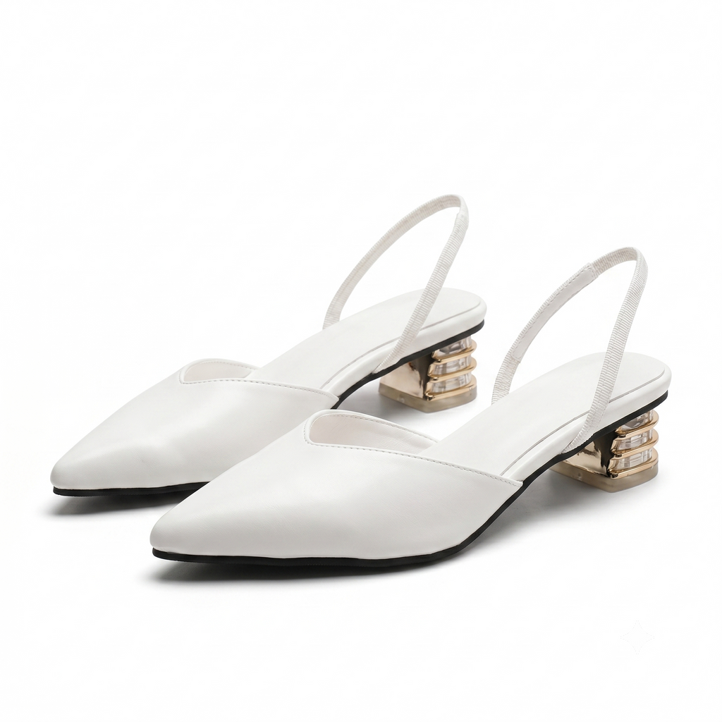 Hope | Slingback Low Block Heels