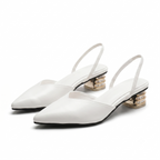 Hope | Slingback Low Block Heels