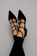Ivy | Strappy Pointed-Toe Heels