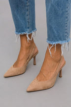 Vera | Pointed-Toe Slingback Heels