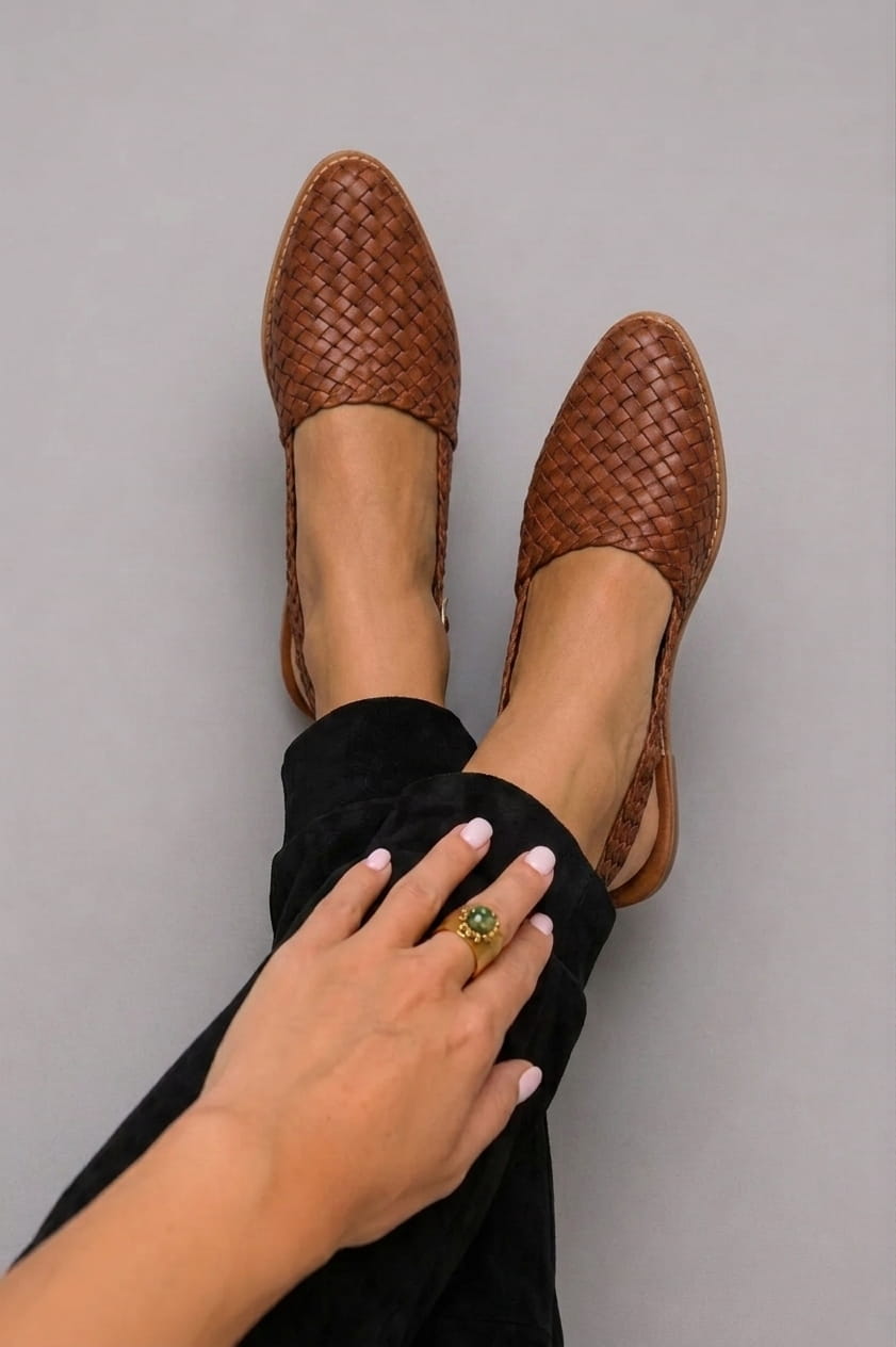 Renata | Woven Slip-On Comfort Shoes