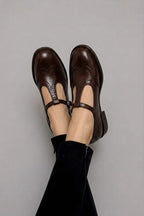 Enid | T-Strap Low-Heel Mary Janes