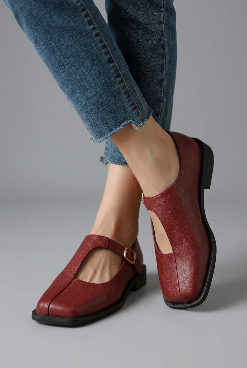 Ruby | Adjustable Strap Mary Janes