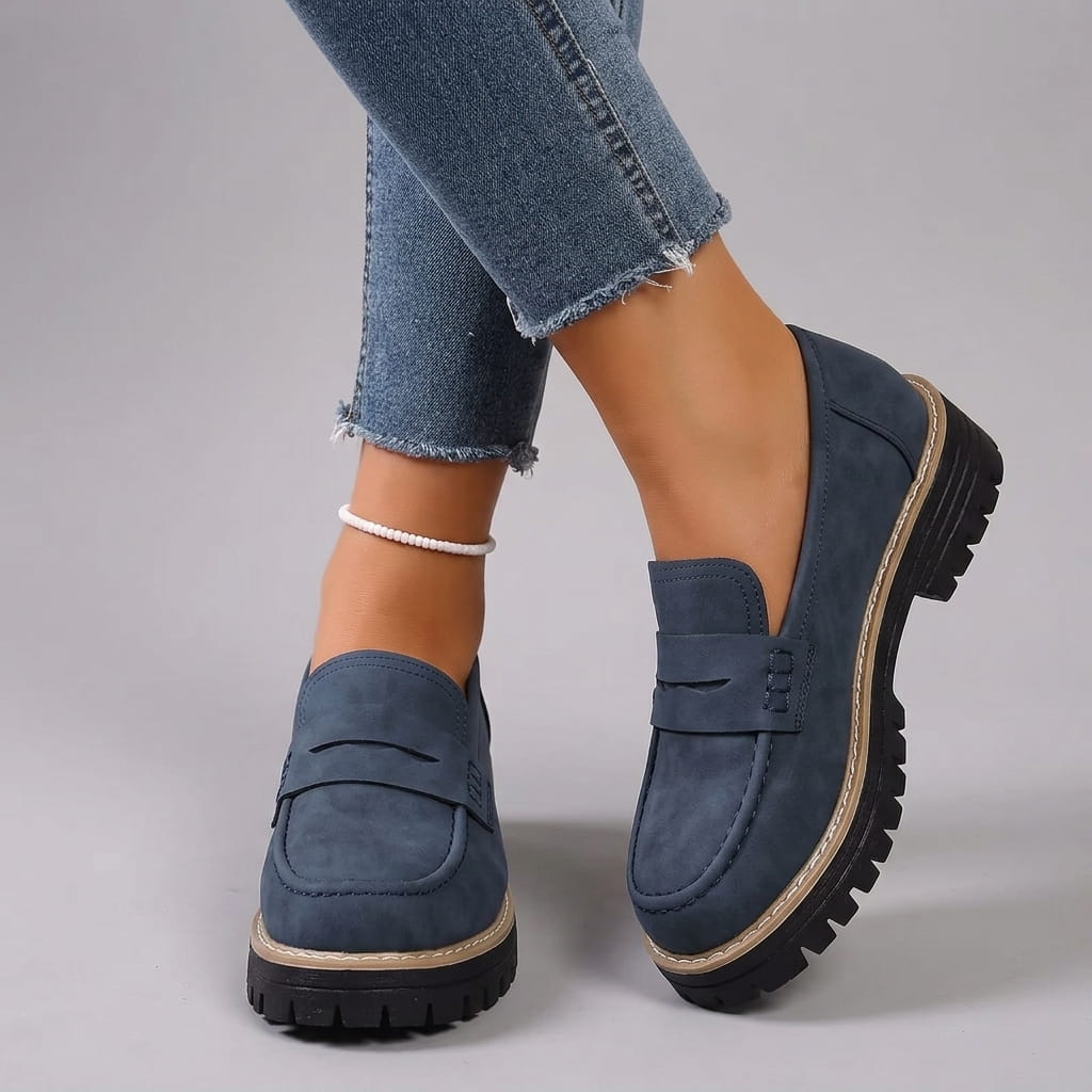 Dulcie | Chunky-Sole Slip-On Loafers