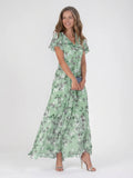 Rosabel | Chiffon Floral Maxi Dress