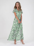 Rosabel | Chiffon Floral Maxi Dress