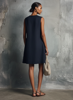 Irene | Asymmetric Button Detail Mini Dress