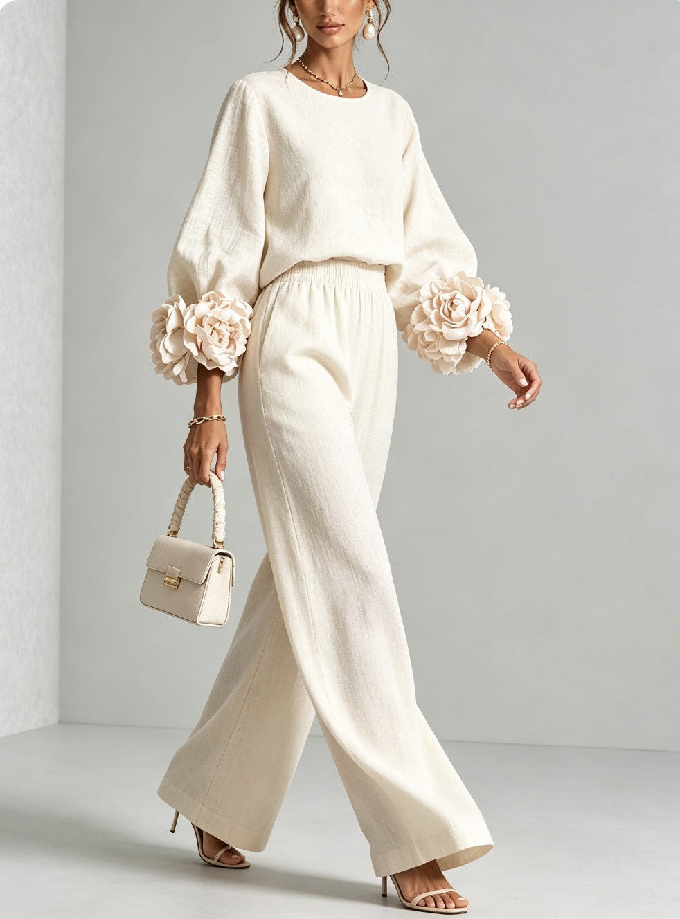 Emery | Two-Piece Floral Cuff Set