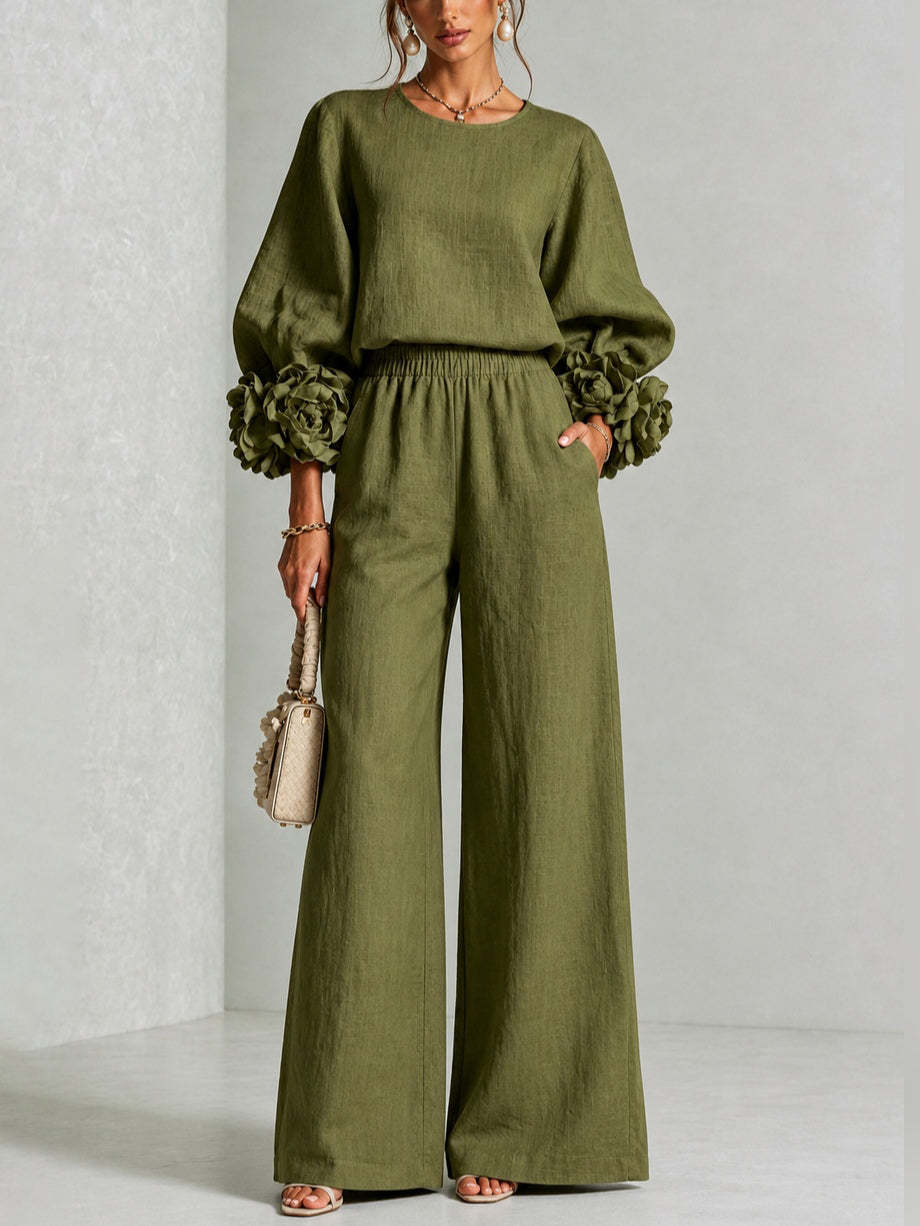 Emery | Two-Piece Floral Cuff Set
