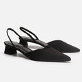 Sunniva | Slingback Low Heel Shoes