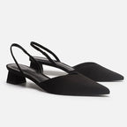 Sunniva | Slingback Low Heel Shoes