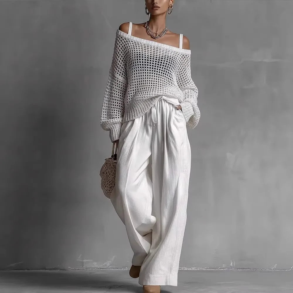 Billie | Elegant Off-Shoulder Two-Piece Set
