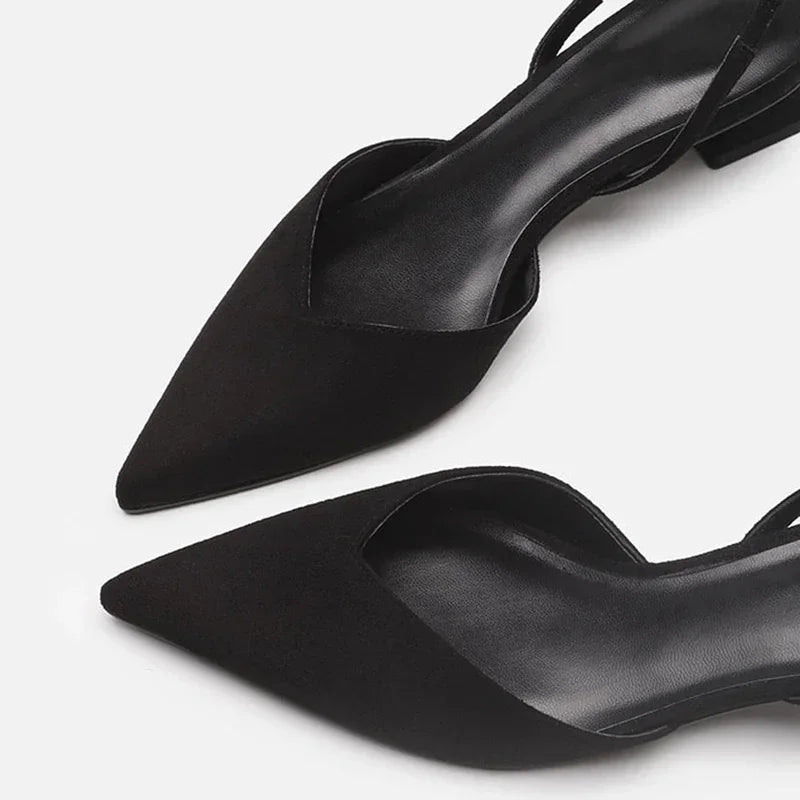Sunniva | Slingback Low Heel Shoes