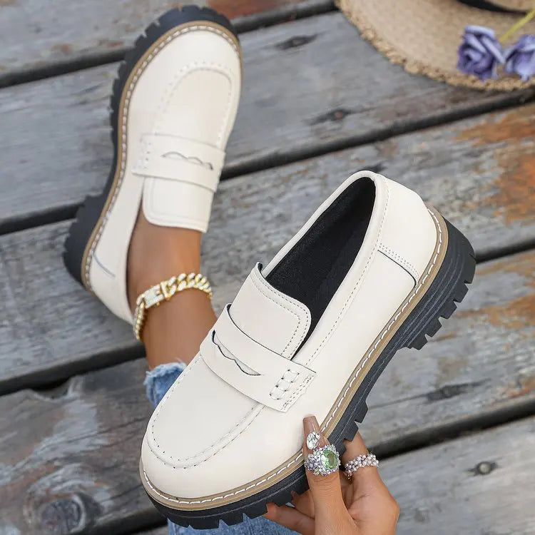 Dulcie | Chunky-Sole Slip-On Loafers