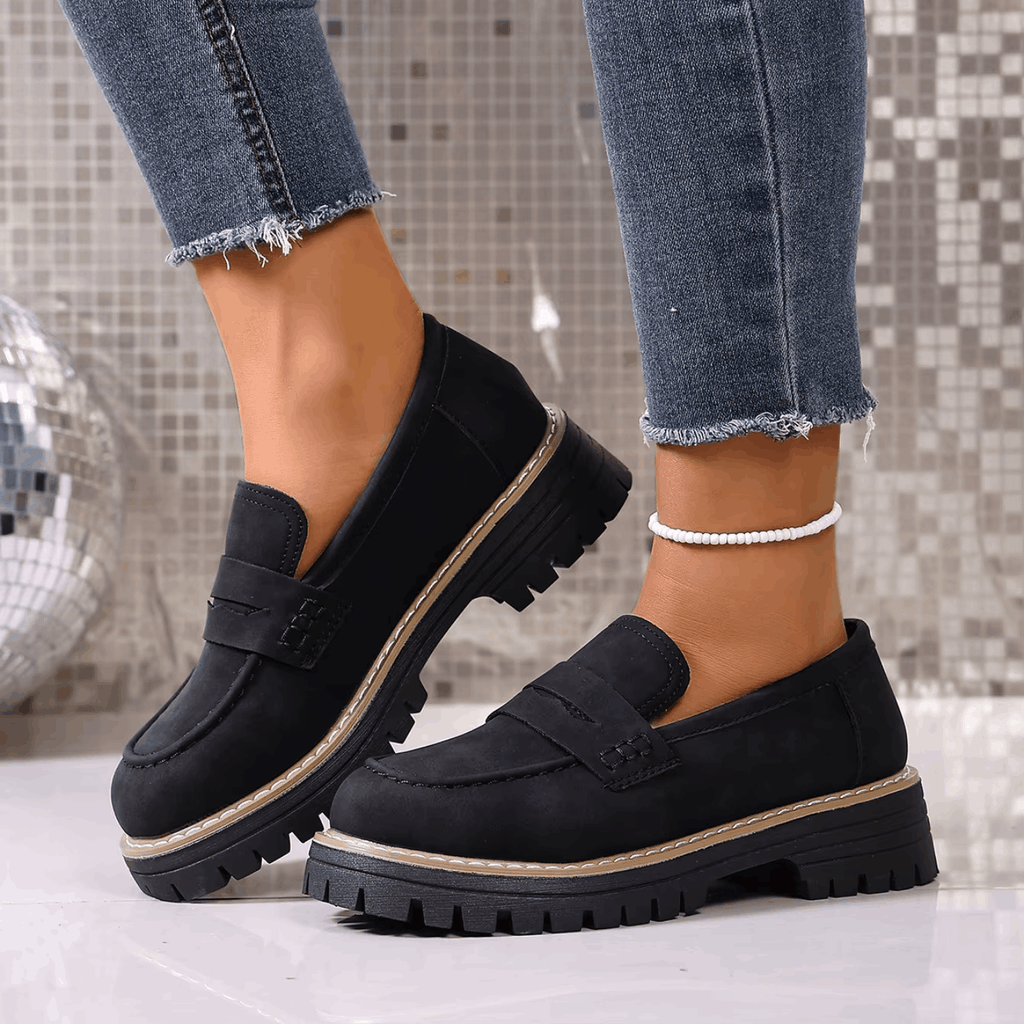 Dulcie | Chunky-Sole Slip-On Loafers