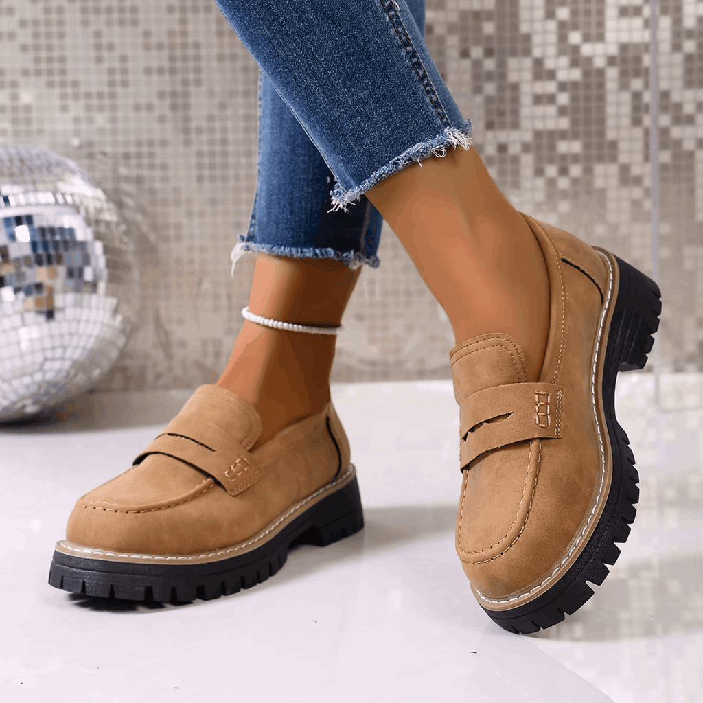 Dulcie | Chunky-Sole Slip-On Loafers