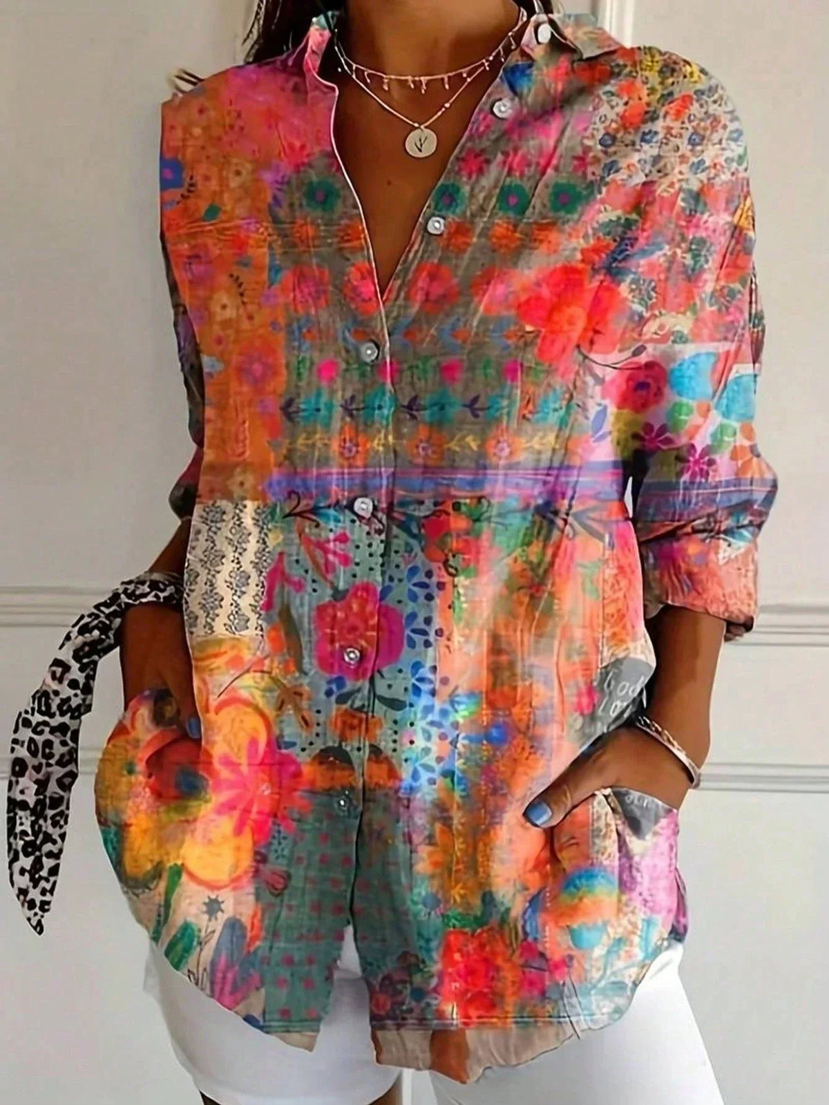 Sabrina | Art Print Blouse