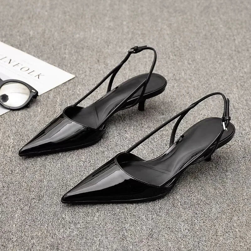 Hollis | Women's Low Heel Slingbacks