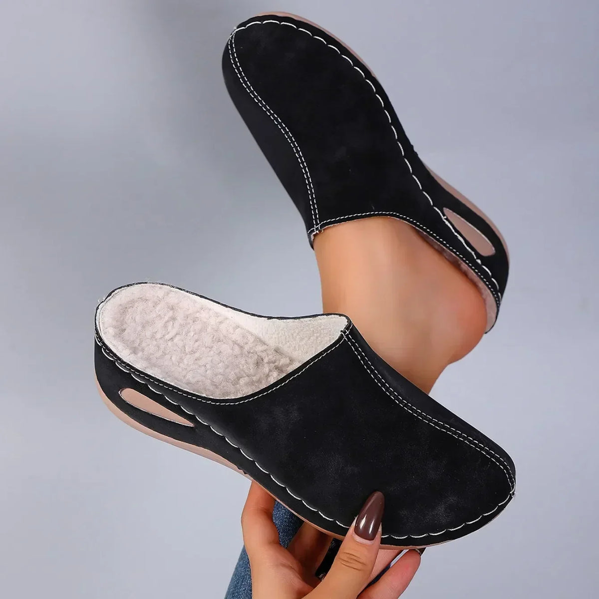 Liana | Warm Cushioned Slippers