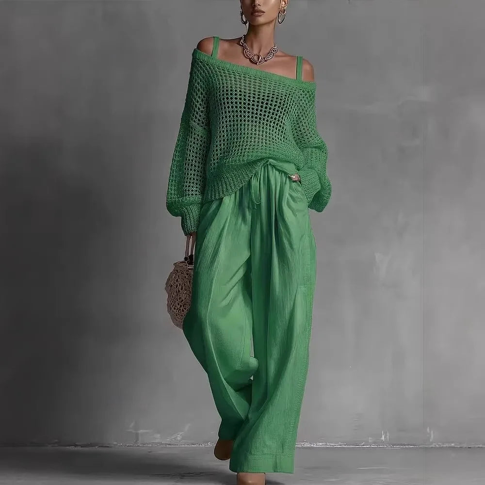 Billie | Elegant Off-Shoulder Two-Piece Set
