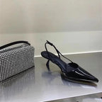 Hollis | Women's Low Heel Slingbacks