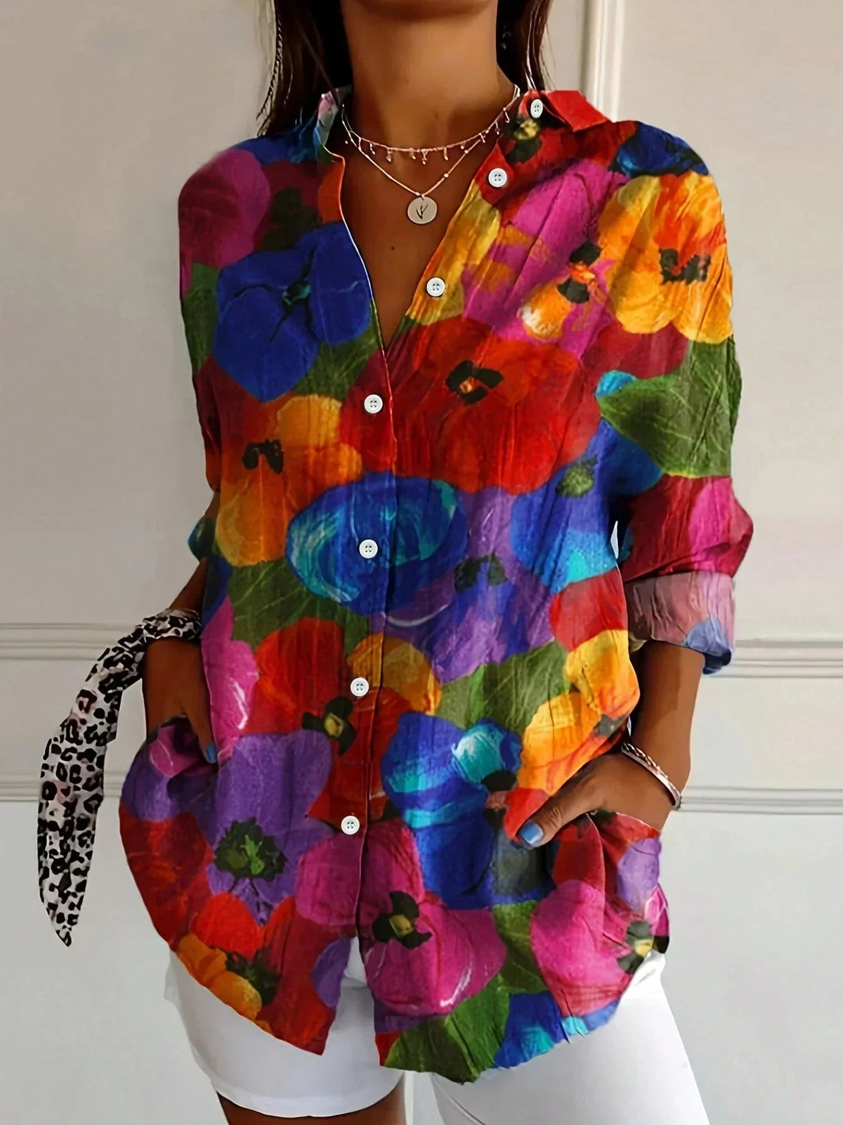 Sabrina | Art Print Blouse