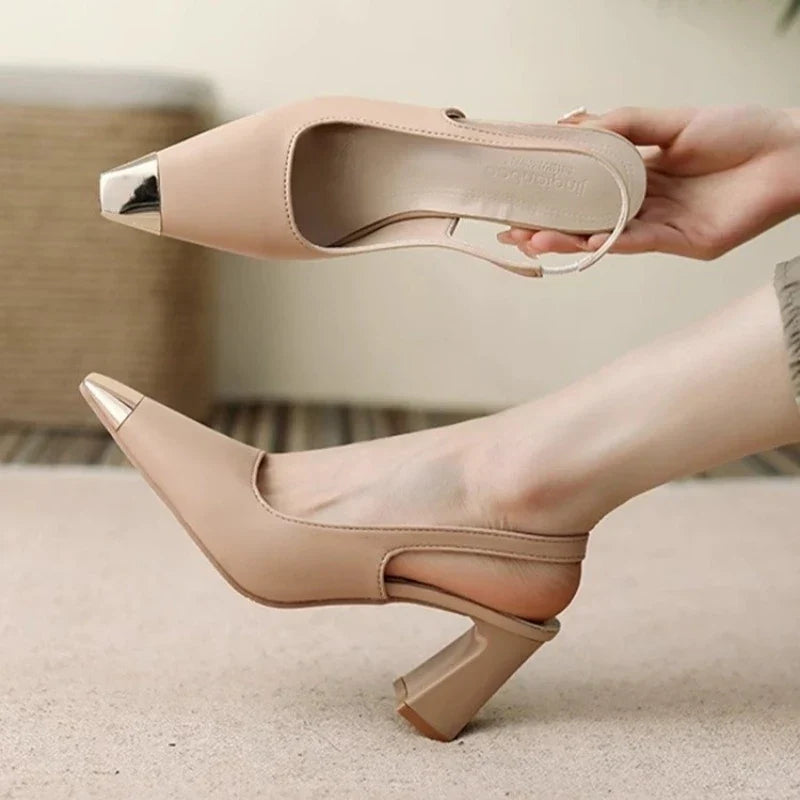 Josie | Slingback Pointed Toe Heels