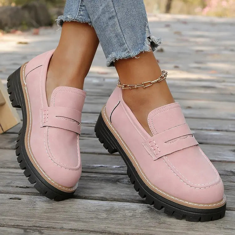 Dulcie | Chunky-Sole Slip-On Loafers