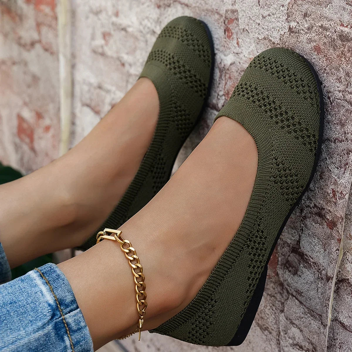 Cara | Supportive Fabric Sneakers