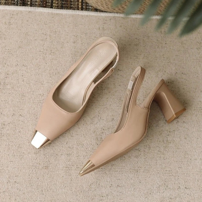 Josie | Slingback Pointed Toe Heels