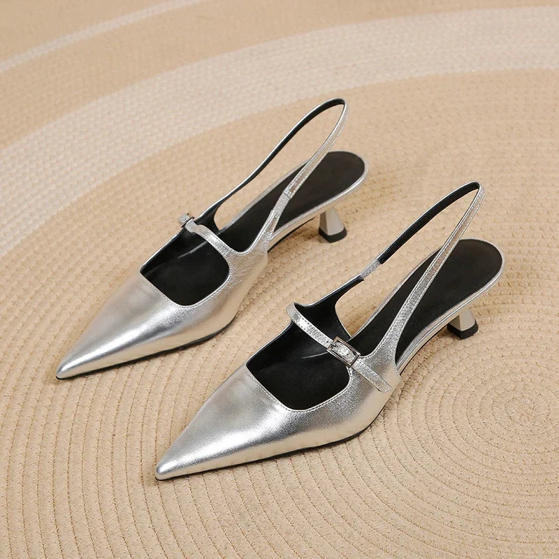 Augusta | Kitten Heel Slingbacks