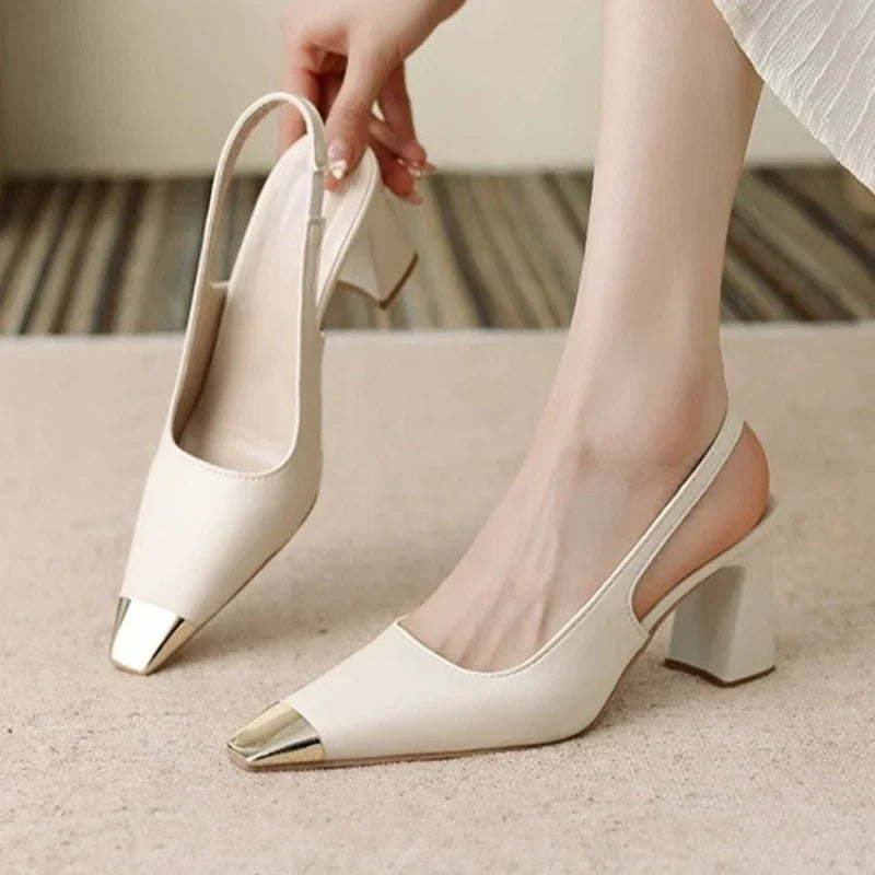 Josie | Slingback Pointed Toe Heels