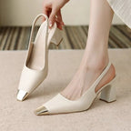 Josie | Slingback Pointed Toe Heels