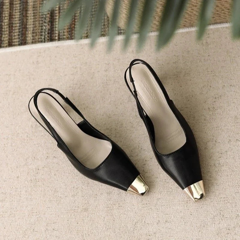 Josie | Slingback Pointed Toe Heels