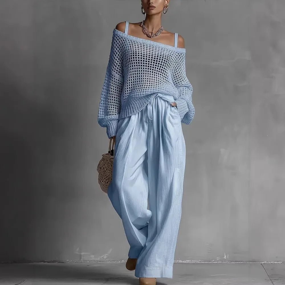 Billie | Elegant Off-Shoulder Two-Piece Set