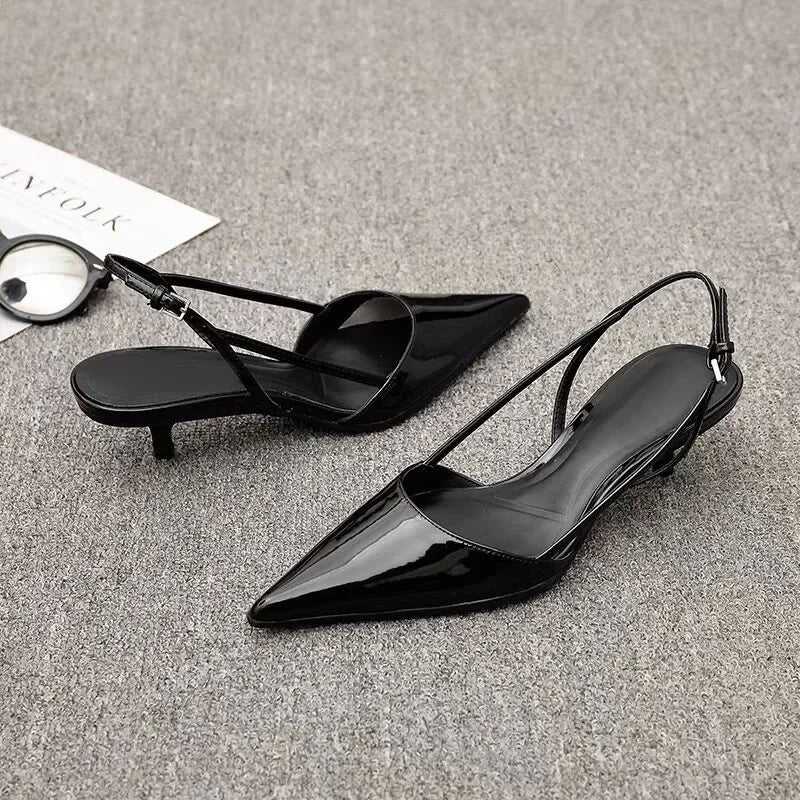 Hollis | Women's Low Heel Slingbacks