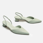 Sunniva | Slingback Low Heel Shoes