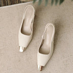 Josie | Slingback Pointed Toe Heels