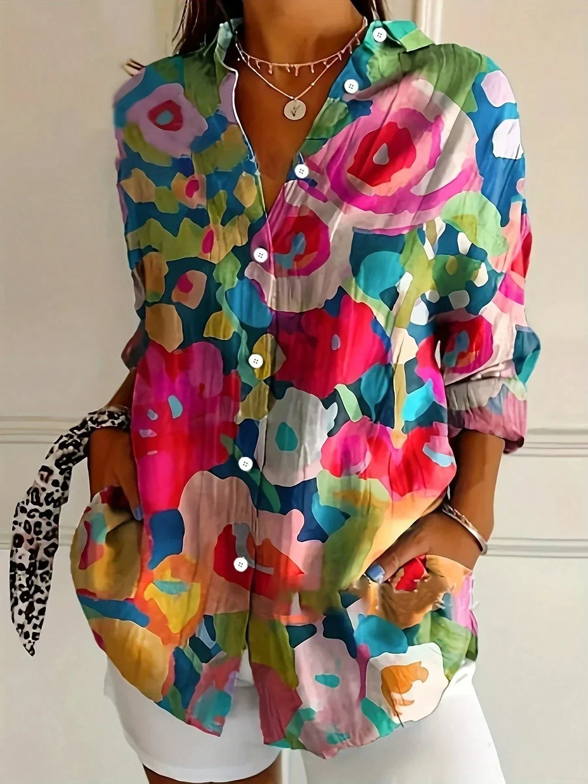 Sabrina | Art Print Blouse
