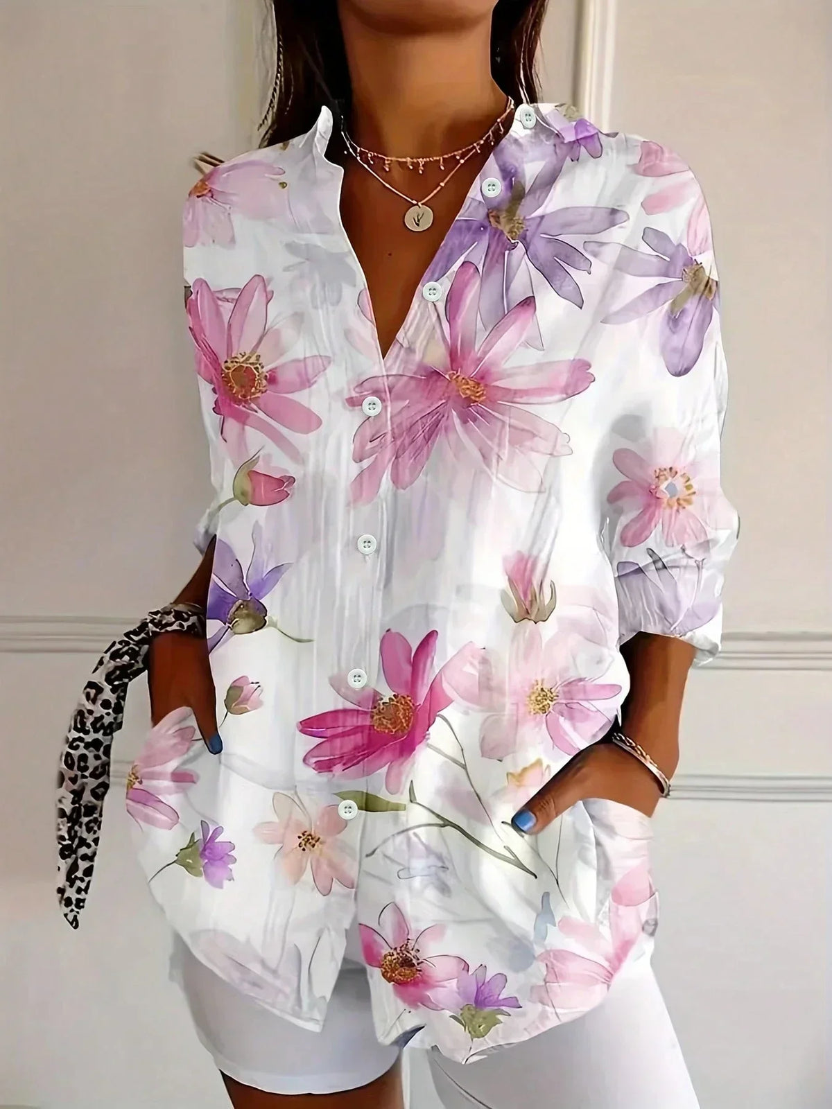Sabrina | Art Print Blouse
