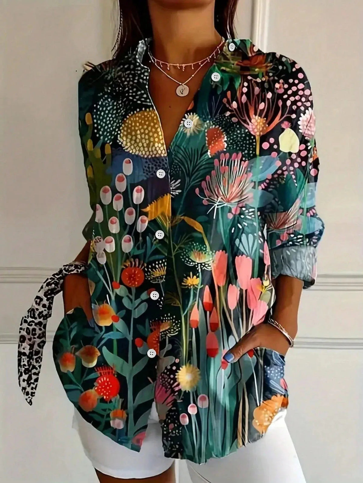Sabrina | Art Print Blouse