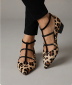 Lorna | Leopard Strap Pointed Heels