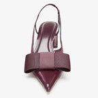 Winifred | Refined Bow Slingback Heels