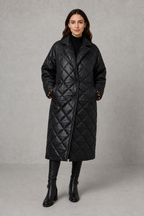 Imogen | Reversible Leopard Print Quilted Coat